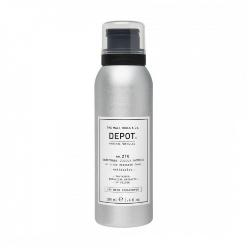 Depot 210 Temporary Colour Mousse Anthracite 100ml 