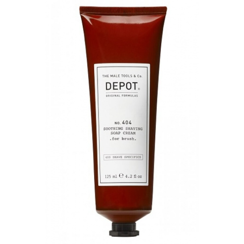 Depot 404 Soothing Shaving Soap Cream for Brush 125ml